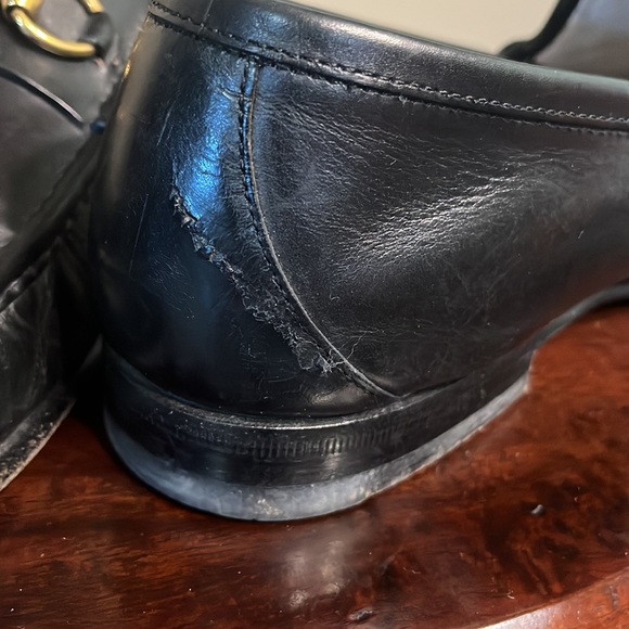 Black Gucci Horsebit Loafers - Picture 6 of 13